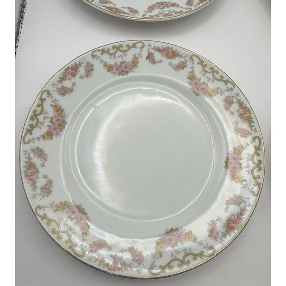 Noritake Nippon Vintage 1920s Bridal Wreath Salad Plates 6.5” - Set Of 4 - Picture 2 of 6